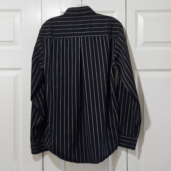 Men's 7 Diamond's Long Sleeve Collared Stripe Shirt - Picture 4 of 4